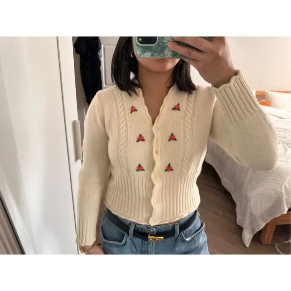 SOLD Rouje wool cardigan - Picture 8 of 8